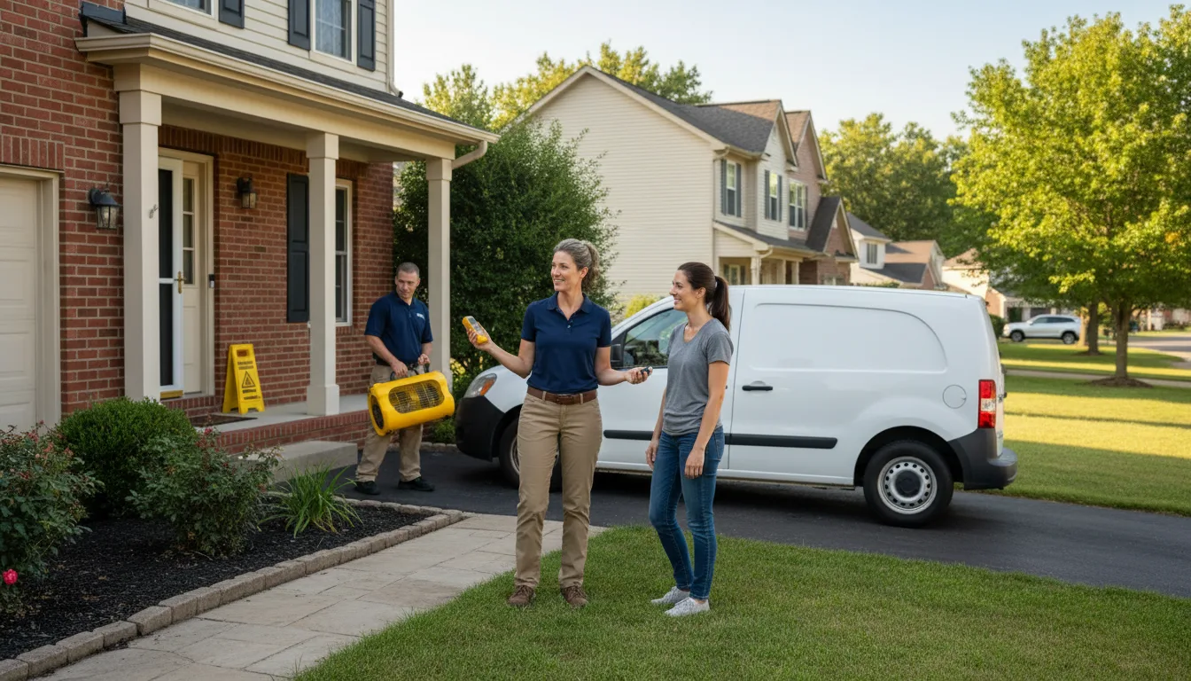 Water restoration image for Fire And Smoke Damage Restoration in Louisville, KY